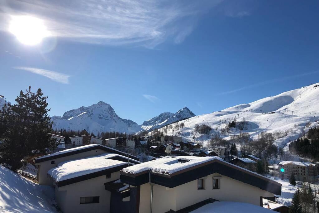 Petit Appartement Labellise Les 2 Alpes Residence Arc En Ciel Telesiege Petite Aiguille Ле-дез-Альп Екстер'єр фото